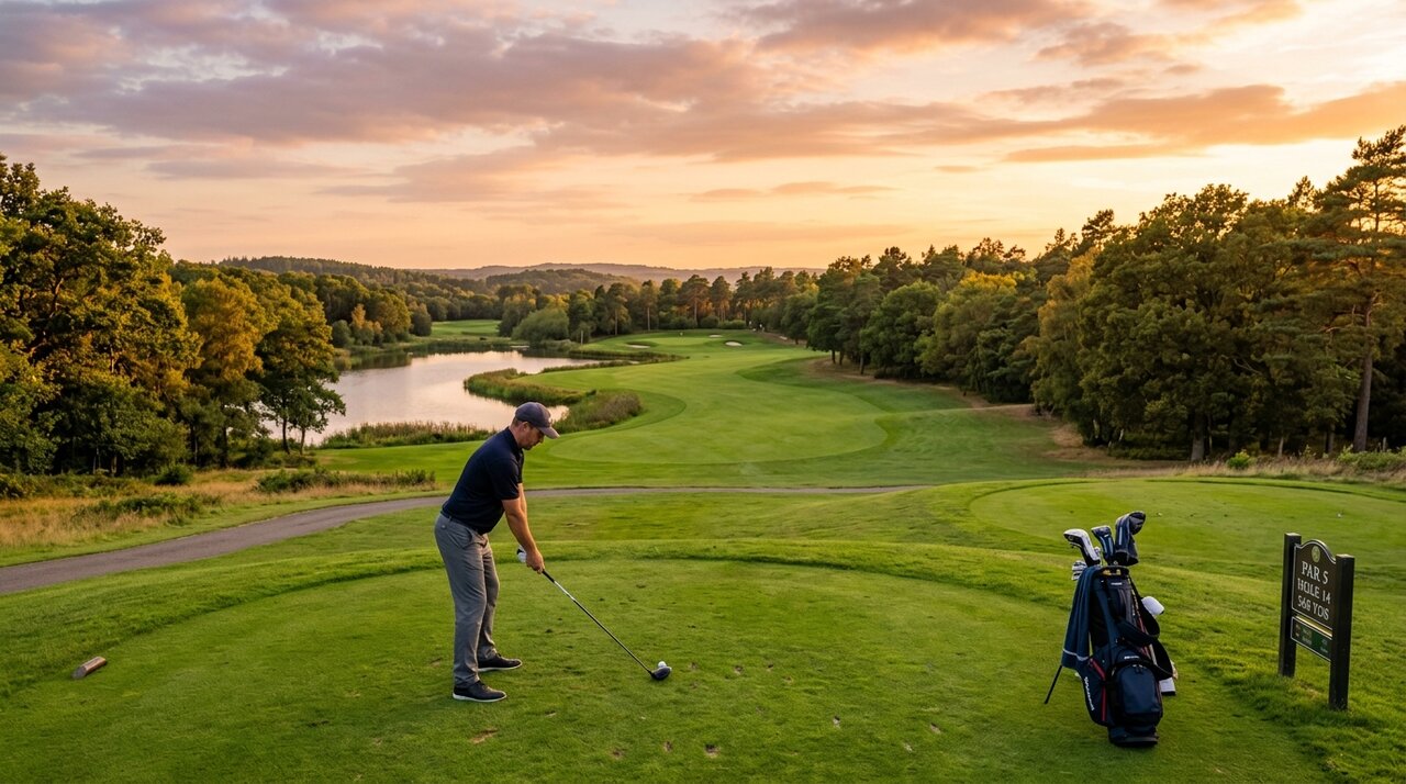 Your tee shot on par 4s and par 5s sets the tone for everything. Strokes gained off the tee is the only metric that captures both distance and accuracy in a single number.