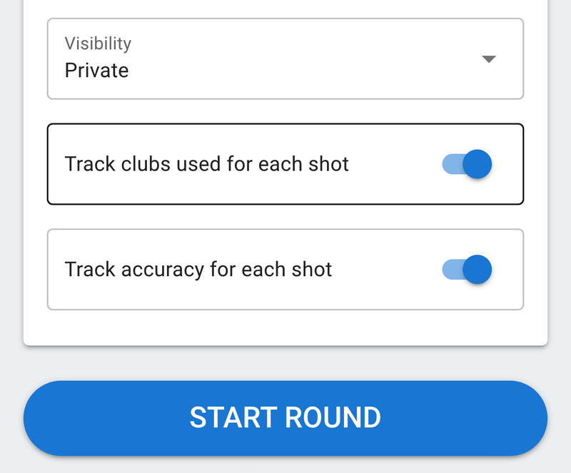 Skip club selection and Accuracy tracking